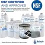 Refresh Replacement for Samsung Aqua-Pure Plus DA29-00003G, DA29-00003A, DA2900002B, DA2900003, DA2900003F, DA290002, HAFCU1, HAFIN2 and Waterdrop WD-DA-29-00003G Refrigerator Water Filter (1 Pack)