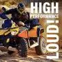 BOSS Audio Systems ATV8BRGB ATV UTV Weatherproof Sound System - 8 Inch Speakers, 1.5 Inch Tweeters, Built-in Amplifier, Bluetooth, Multi-Color Illumination, Easy Installation for 12 Volt Vehicles