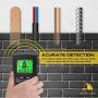 Stud Finder, Upgraded 6 in 1 Wall Scanner with 5 Scanning Modes & Digital Level to Scan Stud, Metal, AC Wire, Wood, LCD Display and Sound Warning for Easier Scanning (Grey)