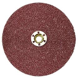 3M Cubitron II Fibre Disc 982C - 36+ Grit Metal Grinding Disc - Ceramic Precision Shaped Grain - For Angle Grinders - TN Quick Change - 4.5'' diam. - Pack of 25