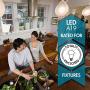 TCP LA927KND6 LED Light Bulbs 60 Watt Equivalent | Energy Efficient (9W) Non-Dimmable A19 Shape E26 medium base, 6 pack, Soft White, 6 Count