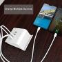 Multi Port USB Charger Desktop 4 USB Charging Station Phone Mount Charger Fast for iPhone, iPad, Samsung, Tablet, Bluetooth Speakers, Powerbank, HTC, LG, Sony, Google Nexus and More (White) Multi Port USB Charger Desktop 4 USB Charging Station Phone Mount Charger Fast for iPhone, iPad, Samsung, Tablet, Bluetooth Speakers, Powerbank, HTC, LG, Sony, Google Nexus and More (White)