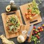 Farberware 3-Piece Bamboo Cutting Board, Set of 3 Assorted Sizes, Brown