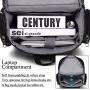 SOCKO Laptop Backpack 17.3 Inch Multifunctional Unisex Luggage Travel Bag Knapsack Water Resistant Rucksack Backpack Hiking Bag College Shoulder Backpack Fits Up to 17-17.3 Inch Laptop Computer,Black