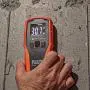 Klein Tools ET140 Pinless Moisture Meter for Non-Destructive Moisture Detection in Drywall, Wood, and Masonry; Detects up to 3/4-Inch Below Surface