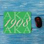 Mugod AKA 1908 Mouse Pad Also Known As Abbreviation Hip Hop Style Pink Green White Mouse Mat Non-Slip Rubber Base Mousepad for Computer Laptop PC Gaming Working Office & Home 9.5x7.9 Inch
