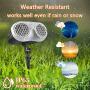 Snowflake Projector Light Outdoor Christmas Snowfall Projection LED Light with Remote Control, JeffWell 2020 Upgrade Moving Snowflake Light Projector Indoor Two Tubes Projection Light for Decoration