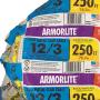 Armor lite Type Mc Aluminum Armored Cable, 12/3, 600 Volts, 250 Ft. Coil