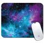 iNeworld Personalized Rectangle Mouse Pad- Printed Purple Galaxy Sky Pattern Non-Slip Rubber Comfortable Customized Computer Mouse Pad (9.45x7.87inch)
