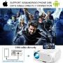 Wireless WiFi Mini Video Projector 5000L,2021 Updated WEILIANTE HD Movie Projector, Support Dolby 50,000Hrs, 200'' Display, 1080P, Compatible with Android, iOS, Video Games, TV Stick, Laptops