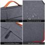 11 12.9 Inch Waterproof Laptop Case Sleeve Briefcase with Handle Handbag for Acer R11 11.6 Chromebook, Dell XPS 13, HP Envy X360 11.6, Samsung Chromebook 3, Lenovo Asus HP Chromebook Carrying Bag,Gray