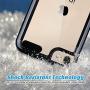 ULAK iPod Touch 7 Case,iPod Touch 6 & 5 Case, Clear Slim Hybrid Bumper TPU/Scratch Resistant Hard PC Back / Corner Shock Absorption Case for Apple iPod Touch 5th 6th 7th Generation, Black