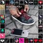 Phone Wallet - Cell Phone Stand - Adhesive Card Holder - Phone Pouch - Stick on Lycra Pocket by Gecko - Carry Credit Cards and Cash - Basketball