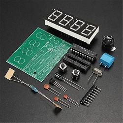 DAOKI C51 4 Bits Digital LED Electronic Clock Production Suite DIY Kits Set