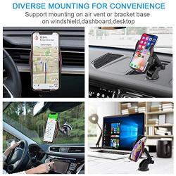TALMIL Wireless Car Charger Mount,Windshield Dash Air Vent Phone Holder Compatible iPhone 11/11 Pro/11 Pro Max/Xs MAX/XS/XR/X/8/8+,Samsung S10/S10+/S9/S9+/S8/S8+