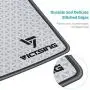 VicTsing Mouse Pad with Stitched Edge, Premium-Textured Mouse Mat, Non-Slip Rubber Base Mousepad for Laptop, Computer & PC, 10.2×8.3×0.08 inches, Grey