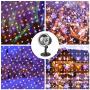 EAMBRITE Christmas Star Rotating Projector Night Light LED Starry Light Projector with Remote Control Best Gift for Baby Children Adults Christmas Festivals Bedroom Living Room Party Decoration