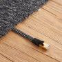Cat 7 Ethernet Cable, DanYee Nylon Braided 10ft High Speed Network Cable LAN Cable Wires CAT 7 RJ45 Ethernet Cable Cord 3ft 10ft 16ft 26ft 33ft 50ft 66ft 100ft (Black 10ft)