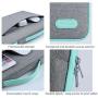 ProCase 12-12.9 inch Sleeve Case Bag for Surface Pro X 2017/Pro 7 6 4 3, MacBook Pro 13, iPad Pro Protective Carrying Cover Handbag for 11'' 12'' Lenovo Dell Toshiba HP Acer Chromebook -Light Gray