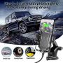 Wireless Car Charger Mount Auto Clamping, VIOY 10W 7.5W Qi Fast Charging with Suction Cup, Windshield Dashboard Air Vent Car Wireless Phone Charger Compatible with Smartphones (4-6'')
