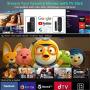 WiFi Projector, DIWUER Newest 4500 Lux Mini Portable Projector for Outdoor Movies, Support Wireless/ USB Cable Mirroring, Compatible with TV Stick, PS4, iPhone, Android, Windows