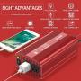 BESTEK Power Inverter 1000 Watt DC 12 Volt, Power Converter 1000w DC to AC Converter for Car