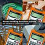 Calculated Industries 4065 Construction Master Pro Advanced Construction Math Feet-inch-Fraction Calculator for Contractors, Estimators, Builders, Framers, Remodelers, Renovators and Carpenters