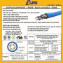 CAT6 Riser (CMR), Ethernet Cable 1000ft, No Spline, Unshielded Twisted Pair (UTP) 23AWG, Solid Pure Bare Copper, 550MHz, UL Certified, Easy to Pull (Reelex II) Box, Bulk Networking LAN Cable