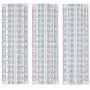 ELEGOO 3pcs MB-102 Breadboard 830 Point Solderless Prototype PCB Board Kit for Proto Shield Distribution Connecting Blocks