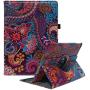 iPad Case Fit 2018/2017 iPad 9.7 6th/5th Generation - 360 Degree Rotating iPad Air Case Cover with Auto Wake/Sleep Compatible with Apple iPad 9.7 Inch 2018/2017 (National Wind)