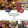 NADAMOO Restaurant Pager System with 10 Coaster Pager Wireless Paging System Calling System Portable Rechargable Restaurant Buzzers with Numeric Keypad Transmitter
