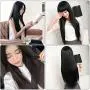 Topbuti Black Long Straight Anime Supia-Yisol Cosplay Wigs 80cm