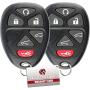 KeylessOption Keyless Entry Remote Control Car Key Fob Replacement for OUC60221, 15913427 (Pack of 2)