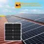 GVSHINE Portable Solar Panel, 20W Solar Lighting Kit for Home RV Hiking Hurricane Shed Emergency - 4 Pack 500 Lumen Rechargeable LED Bulbs with Remote Control Digital Power Display - Phone Charger