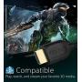 Fosmon 4K HDMI Cable 25 FT, Gold-Plated Ultra High Speed [10.2Gbps UHD 2160p@30Hz 3D HD 1080p] Supports Fire TV, Apple TV, Ethernet, Audio Return, Xbox Playstation PS3 PS4 PC