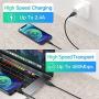 iPhone Charger Cable 6ft 5Pack,[MFi Certified] Lightning Cable 6 Foot,Ailawuu iPhone Cord USB Fast Charging Compatible with iPhone 11/11 Pro/Pro Max/X/XS Max/XR/8/8 Plus/7/7 Plus/iPad/iPod (Black)