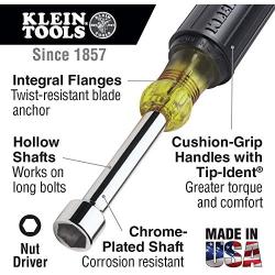 7 mm Cushion Grip Nut Driver with 3-Inch Shaft Klein Tools 630-7MM