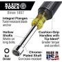 7 mm Cushion Grip Nut Driver with 3-Inch Shaft Klein Tools 630-7MM