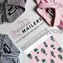 Pack It Chic - 10X13 (100 Pack) Cactus & Succulents Poly Mailer Envelope Plastic Custom Mailing & Shipping Bags - Self Seal
