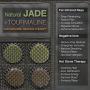 Far Infrared Heating Pad Mat for Back, Neck, Shoulders, Cramps, Pain Relief with Natural Jade and Tourmaline, Auto Shut Off, Smart Timer and Heat Settings, 15.7” x 20.5” (AC)
