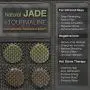 Far Infrared Heating Pad Mat for Back, Neck, Shoulders, Cramps, Pain Relief with Natural Jade and Tourmaline, Auto Shut Off, Smart Timer and Heat Settings, 15.7” x 20.5” (AC)