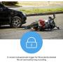 Motorcycle Dash Cam Camera, Blueskysea DV688 Sportbike Dashcam 1080p Front Rear Dual Lens Waterproof 130° Angle with 2.35'' LCD Screen Night Vision for Motorcycle Rider