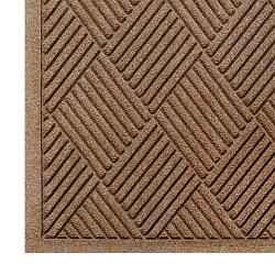 WaterHog Fashion Diamond-Pattern Commercial Grade Entrance Mat, Indoor/Outdoor Medium Brown Floor Mat 3 Length x 2 Width, Medium Brown by M+A Matting