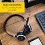 Jabra Evolve 65 Mono MS, Charging Stand & Link 370 - Professional Unified Communicaton Headset
