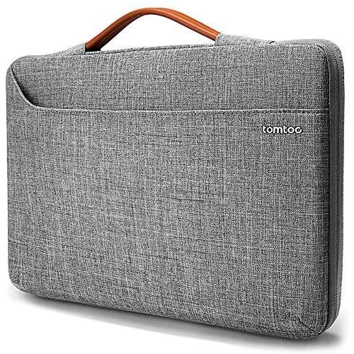 tomtoc 360 Protective Laptop Carrying Bag for 13-inch MacBook Air M1/A2337 2018-2021, MacBook Pro with USB-C M1/A2338 2016-2021, 12.9 iPad Pro (3rd/4th Gen), Dell XPS 13, Spill-Resistant Laptop Case