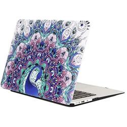 YMIX  Plastic Cover Snap on Hard Protective Case for MacBook Pro 13'' with CD-ROM (A1278) , 01 Peacock