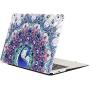 YMIX  Plastic Cover Snap on Hard Protective Case for MacBook Pro 13'' with CD-ROM (A1278) , 01 Peacock