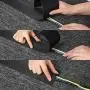Cable Floor Strip Cord Cover Grip Floor Cable Protector Carpet Cable Management, Hold Cords in Place, Keep Cables Organized, Protect Cords and Prevent a Trip Hazard, 3 Inch x 10 Feet (10 Feet, Black)
