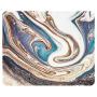 ITNRSIIET Gaming Mouse Pad with Stitched Edges, Premium-Textured Mouse Mat Pad, Non-Slip Rubber Base Mousepad for Laptop, Computer & PC, 10.2×8.3×0.12 inches, Natural Luxury marbling Art