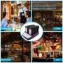 Daytech Restaurant Pager System, Wireless Paging Buzzer System, Rechargeable Table Numbers with 16 Coaster Pagers for Restaurant/Hotels/Food Truck/Cafe Shop/Clinic